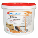 Эмаль акриловая Odissey Premium белая 36 кг 
