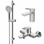 Комплект смесителей для ванны Am-Pm X-Joy S F40985B00 с душевым набором 