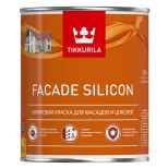 Краска фасадная Tikkurila Facade Silicon база С глубокоматовая 0,9 л