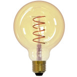Лампа светодиодная Uniel Vintage LED-G95-4W/Golden/E27/CW GLV21GO