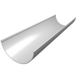 Желоб английский Grand Line ПВХ D120/87х3000 мм белый