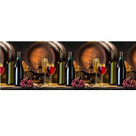 Изображение товара Фартук кухонный пластиковый Фартукофф Вино 3000х600х1,5 мм