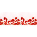 Фартук кухонный пластиковый Фартукофф Маки 3000х600х1,5 мм