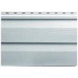 Изображение товара Сайдинг Альта Профиль светло-серый 3660 мм для фасада Виниловый покрытие