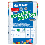 Клей для плитки и керамогранита Mapei Keraflex Maxi S1 серый 25 кг