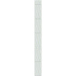 Стеновая панель ПВХ Век Ландыш Рипс фон 2700х250 мм