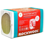Базальтовая вата Rockwool Акустик Баттс 1000х600х75 мм 8 штук в упаковке