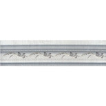 Бордюр керамический Kerama Marazzi BLB029 Багет Кантри Шик серый матовый декорированный 200х50 мм