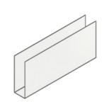 Соединительный элемент для рейки Cesal AR CZ/W 40/45 усиленный 3306 белый матовый