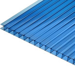 Поликарбонат сотовый Berolux синий 16 мм 2,1х12 м