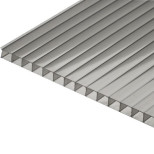 Поликарбонат сотовый Berolux серебро 16 мм 2,1х6 м