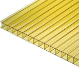 Изображение товара Поликарбонат сотовый Юг-Ойл-Пласт Ug Standart желтый 6 мм 2,1х12 м