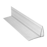 Изображение товара Профиль для поликарбоната пристенный прозрачный 6 м Юг-Ойл-Пласт