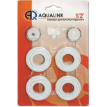 Комплект для монтажа радиатора Aqualink 04583 1/2 дюйма 7 предметов