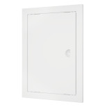 Люк ревизионный Evecs Л2530Р 268х318 мм белый с фланцем и ручкой