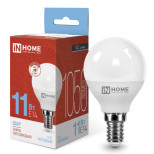 Лампа светодиодная In-Home 4690612024929 LED 11Вт 6500К E14 1050 Лм 230В