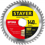 Диск пильный по дереву Stayer 3681-140-20-20_z01 Optima 140x20/16 мм 20Т