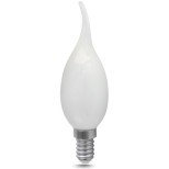 Лампа светодиодная Gauss Filament Свеча на ветру 9W 610lm 4100К Е14 milky LED 104201209