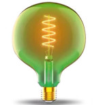 Лампа светодиодная Gauss Filament G125 5W 190lm 1800К Е27 green flexible 1012802105