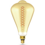 Лампа светодиодная Gauss Filament ST164 8.5W 660lm 2000К Е27 golden flexible LED 157802105