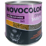 Грунт-эмаль 3 в 1 Novocolor основа С глянцевый 1,8 кг