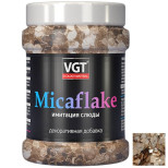 Добавка декоративная VGT Micaflake имитация слюды золотистая 2000 мкм 0,04 кг