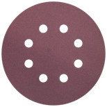 Круг шлифовальный Sia Abrasives Siaspeed 1950 ss6-125-8-100 на липучке 8 отверстий Р100 125 мм 6 штук
