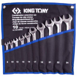 Набор комбинированных ключей King Tony 12D10MRN 8-24 мм 10 предметов