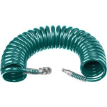 Шланг воздушный Kraftool 06590-10 спиральный с фитингами 15 бар 10 м