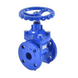 Задвижка чугунная Benarmo 30ч39р аналог МЗВ Ду 300 мм Ру 10/16 бар с обрезиненным клином и гайкой