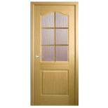 Дверь межкомнатная Belwooddoors Капричеза Дуб стекло кора дуба с деревянной рамкой 2000х600 мм