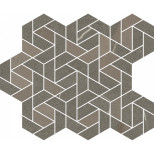 Мозаика из керамогранита Italon 620110000157 Метрополис Аркадиа Браун Айкон 347х286 мм