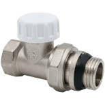 Клапан настроечный для радиатора Aqualink 02678 с уплотнением прямой с внутренней и наружной резьбой 3/4 дюйма