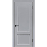 Дверь межкомнатная Komfort Doors Классик-2 глухая светло-серый эмалит 1900х550 мм в комплекте коробка 2,5 шт и наличник 5 шт. 
