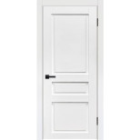 Дверь межкомнатная Komfort Doors Классик-3 глухая белый эмалит 1900х550 мм в комплекте коробка 2,5 шт и наличник 5 шт. 
