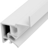 Профиль парящий ST Luce ST038.529.01 под натяжной ПВХ потолок белый 2000 мм