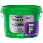 Краска фасадная Лакра Prof it база С 3 кг