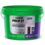 Краска фасадная Лакра Prof it база А 3 кг