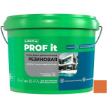 Краска резиновая для всех типов поверхностей Лакра Prof it RAL 050 40 50 кирпичный 3 кг