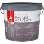 Краска акрилатная для фасадов и интерьеров Tikkurila Facade Acrylate 700012341 база A 5 л