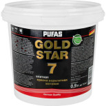 Краска акрилатная Pufas Gold Star 7 морозостойкая матовая основа D 0,9 л/1,19 кг