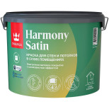 Краска акриловая для стен и потолков Tikkurila Harmony Satin Joker 700014037 матовая 1 класс база А 9 л