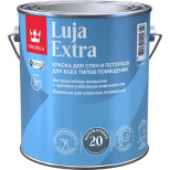 Краска акриловая для влажных помещений Tikkurila Luja Extra 20 700014024 антигрибковая полуматовая база А 2,7 л
