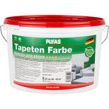 Краска интерьерная для обоев Pufas Tapeten Farbe морозостойкая белая основа А 5 л/7,4 кг