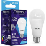 Лампа светодиодная Tokov Electric TKE-A60-E27-20-6.5K 6500К Е27 176-264В