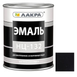 Эмаль Лакра НЦ-132 глянцевая черная 0,7 кг