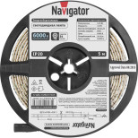Лента светодиодная Navigator NLS-5050CW30-7.2-IP20-12V 71766 R5 7,2Вт/м 5 м