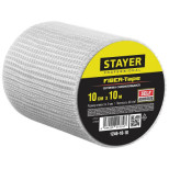 Серпянка строительная самоклеящаяся Stayer Fiber-Tape Professional 1246-10-10 100х10000 мм