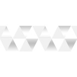 Декор керамический Laparet Sigma 17-03-00-463-0 Perla белый 600х200 мм