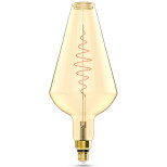Лампа светодиодная Gauss Filament Vase 8,5W 660lm 2000К Е27 golden flexible LED 180802105